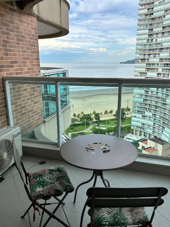 Apartamento Estanconfor Santos Vista Mar Ac Garagem Arrumacao Andar Bem Alto