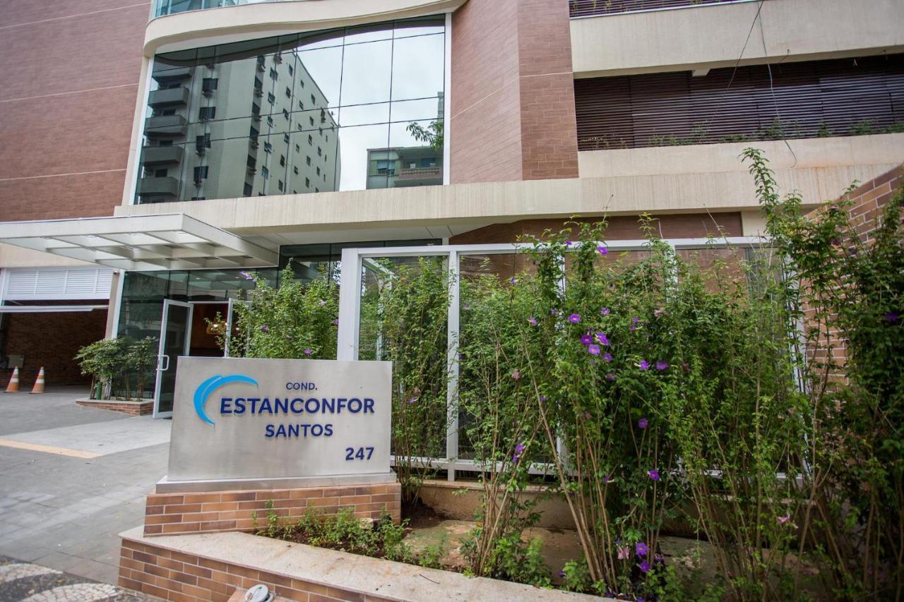 Estanconfor Santos Vista Mar Ac Garagem Arrumacao Andar Bem Alto Apartamento *