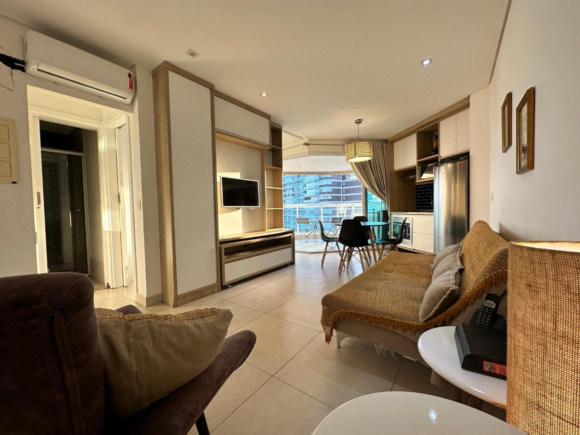 Estanconfor Vista Mar Ac Garagem Arrumacao Andar Bem Alto 公寓 Santos (Sao Paulo)