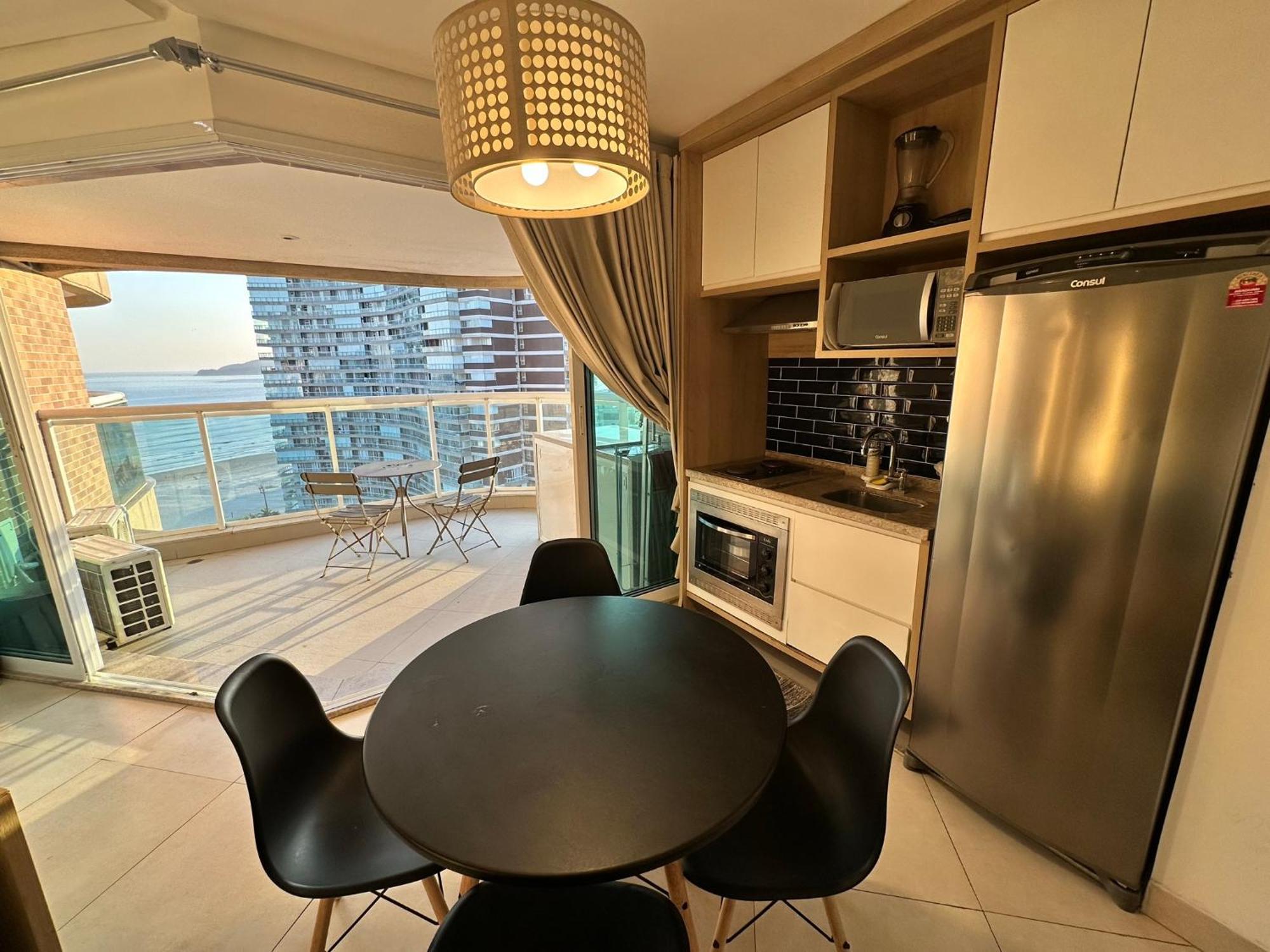 Estanconfor Vista Mar Ac Garagem Arrumacao Andar Bem Alto 公寓 *