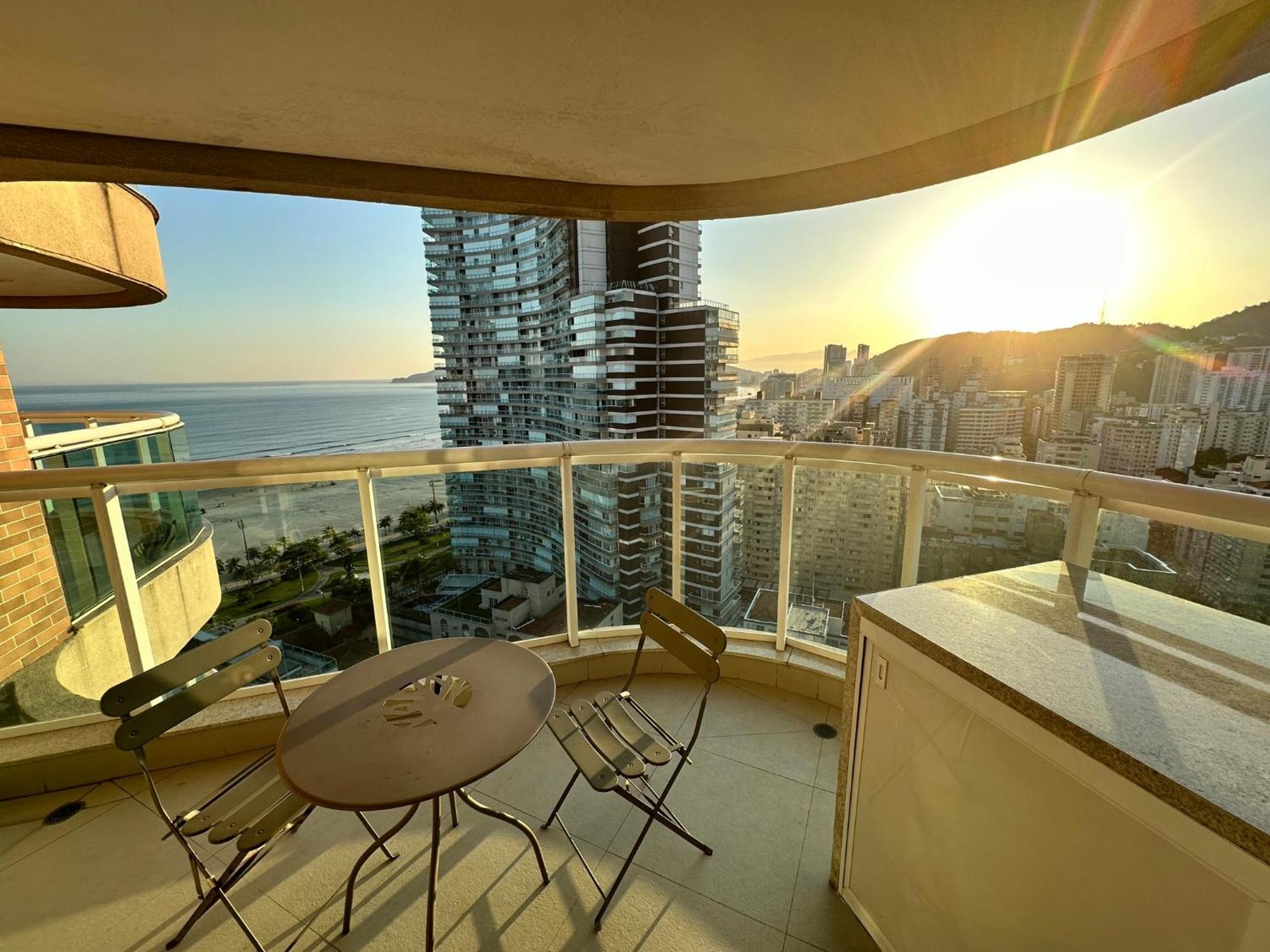 Estanconfor Vista Mar Ac Garagem Arrumacao Andar Bem Alto * Santos (Sao Paulo)